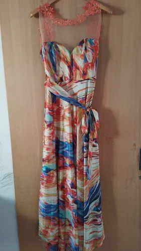 Vestido social longo