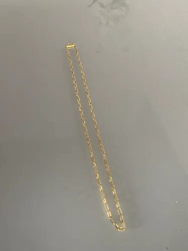 Corrente banhada de ouro 18k