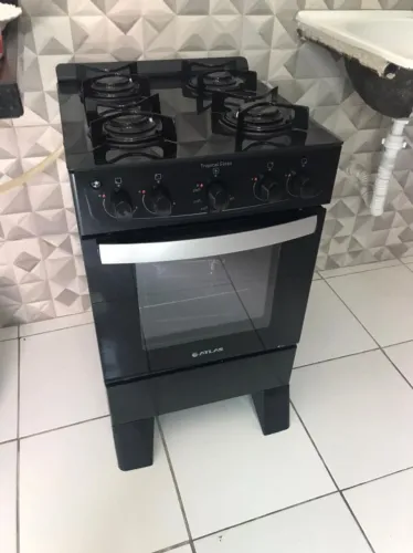 Fogão 4 bocas atlas com mesa de vidro