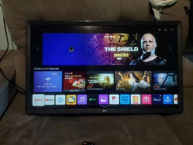 TV 32 LG SMART WEBOS WI-FI EXCELENTE ESTADO FUNCIONANDO CERTINHO SEM DETALHES