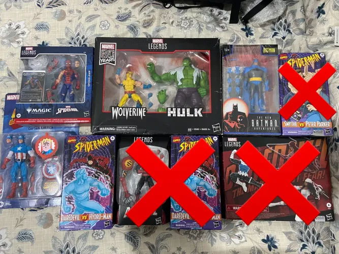 Marvel Legends Daredevil, Peter, Spider-Man