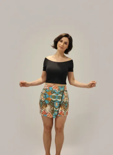 Mini saia floral
