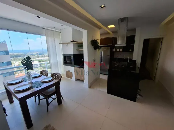 Apartamento com 1 dormitório para alugar, 55 m² por R$ 5.300,00mês - Sky Towers Home - Ind