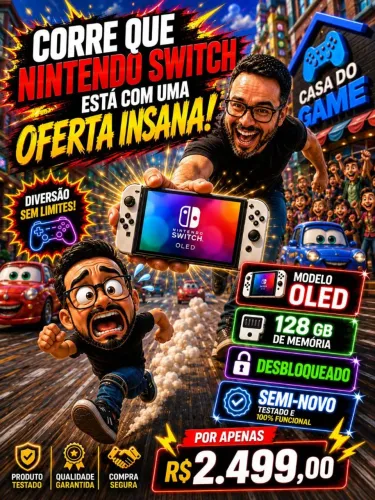 Nintendo Switch OLED desbloqueado