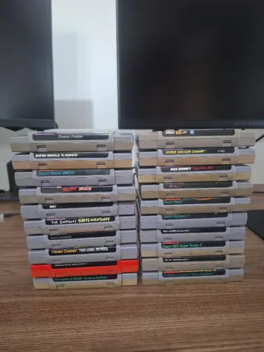 Cartuchos Originais Super Nintendo SNES ? Coleção Excelente