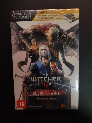 (LACRADO) Edição colecionador the witcher Blood and wine gwent pc