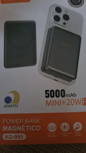 Carregador portátil. 5000mAh 20W