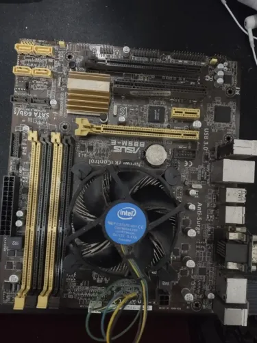 Processador Intel i5 4440 + fan + placa mãe Asus