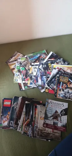 Lote Manuais e Capas jogos Ps3