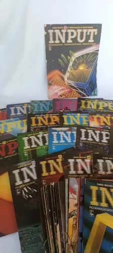Coleção Revistas Input 43 Edições MSX Computação Rara