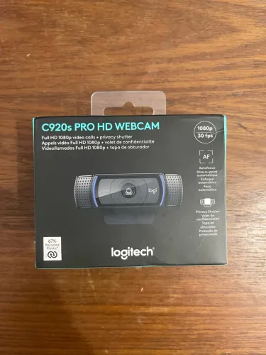 Câmera Webcam Logitech C920e Full Hd 1080p Notebook Com Caixa