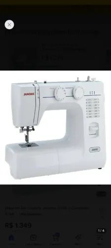 Maquina Costura modelo Janome 2008 - excelente estado