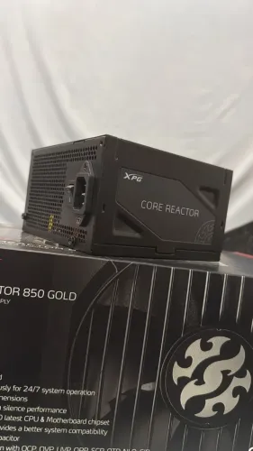 Fonte - 850w XPG Core Reactor - Caixa Preta - Somos loja @bpstech_