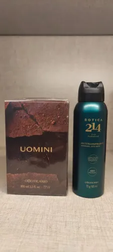 Uomini 100ml + Desodorante aerosol Botica 214