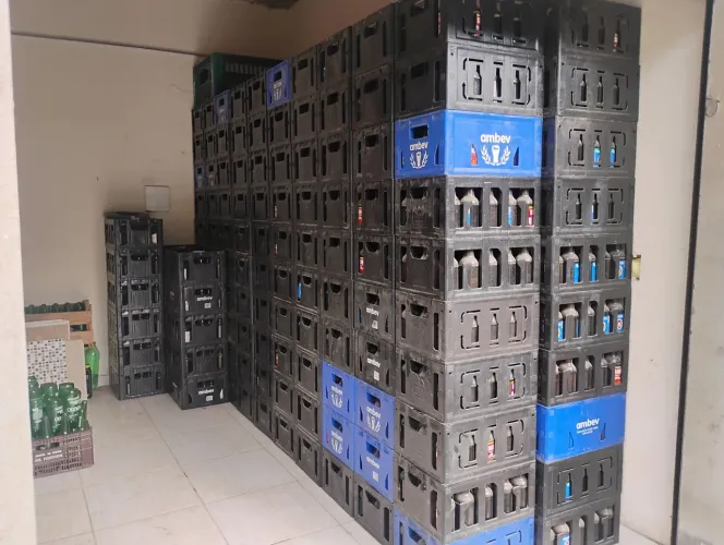 Caixas de cracudinha da AmBev