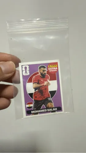 Figurinha Extra Sticker Mohamed Salah - Panini Copa 2026