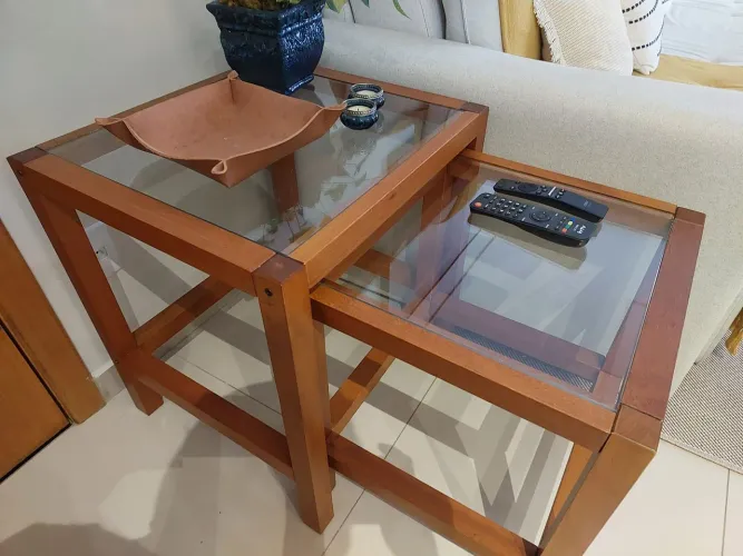 Mesa lateral Tok&Stok - 2 peças 