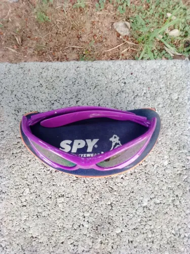 Óculos de sol raiban yspay cor roxo cemi novo