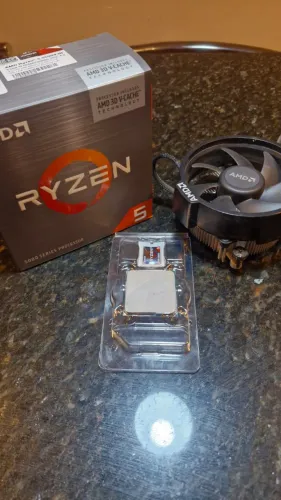 Processador AMD Ryzen 5 PRO 4650G (6 Nucleos / 12 Threads) + Cooler Original AMD + Box