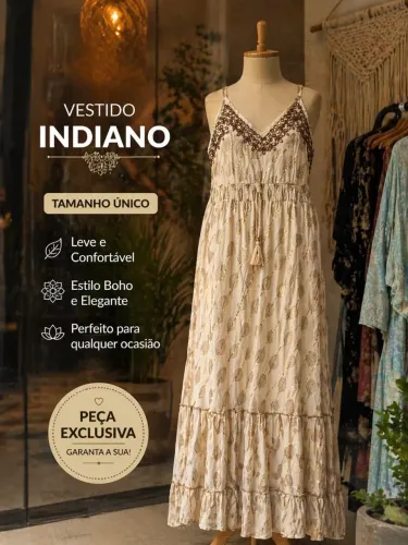 Vestidos indianos em Alta ?