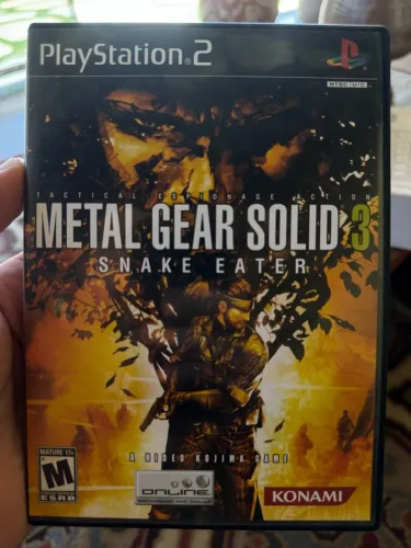 Metal Gear Solid 3 Original - PS2 + Manual