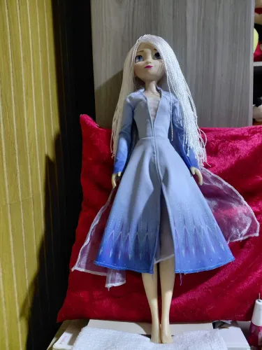 Boneca Elsa Frozen grande original Disney 55 cm