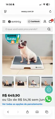 Tapete Weasy Cão médio
