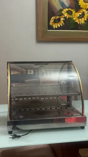 Estufa dupla para salgados
