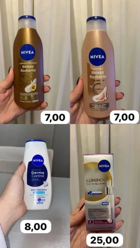 Produtos Nívea abaixo preço de custo