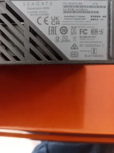 HD Externo 8TB Seagate Expansion Desktop USB 3.0 (SRD0NF2) - Perfeito Estado