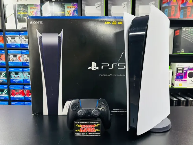 PS5 FAT DIGITAL SEMI NOVO 3 MÊS DE GARANTIA 