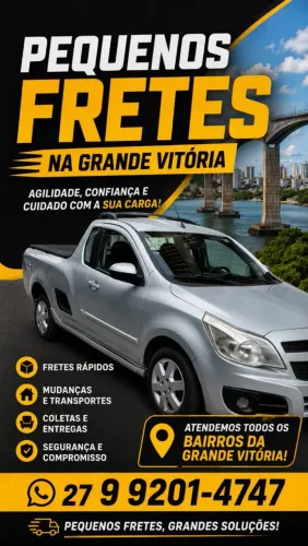 Pequenos fretes aparti $50,00