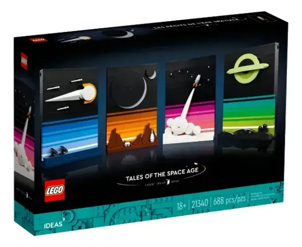Lego Ideas 21340 - Contos Da Era Espacial (Quantidade De Peças 688)