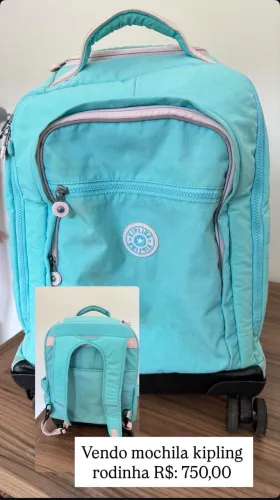 Mochila kipling rodinha