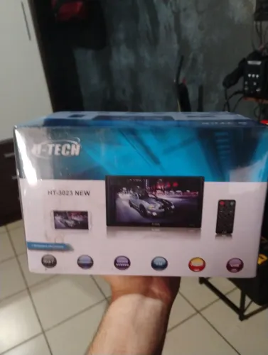 Multimidia H-Tech HT-3023 compatível Bluetooth e Celulares Android e IOs