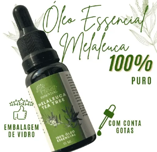 Óleo essencial puro de melaleuca