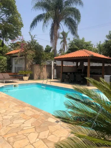 Chácara de luxo em condomínio à venda em Itu-SP, Chácara Flórida: 4 quartos, 3 suítes, 1 s