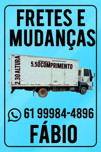 Frete e mudança cidade ocidental 