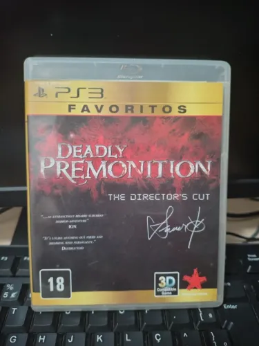 Deadly Premonition PS3 Versão Favoritos - Em excelente estado - Raro