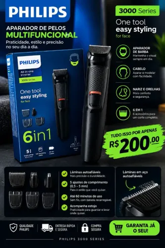 Máquina Philips 6 em 1 lacrado 