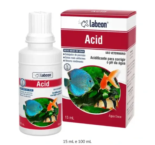 Produto acidificante para corrigir o PH da água do seu aquário.