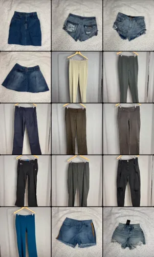 Lote de roupa feminina 34 peças