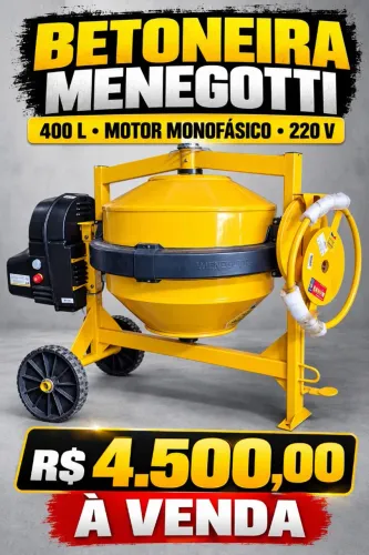 BETONEIRA MENEGOTTI 400 L