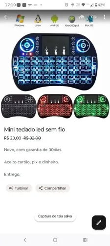 Produtos eletrônicos (Produtos novos) - envio para todos brasil