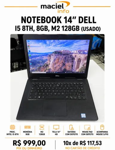 Notebook 14" DELL i5