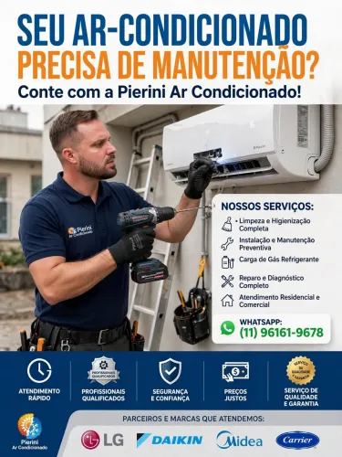 Manutenção instalação ar condicionado