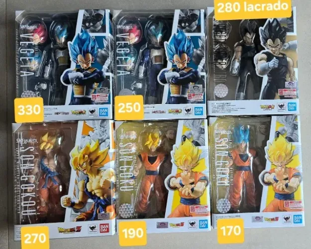 S.h.figuarts Dragon ball  (LEIA DESCRIÇAO) Bandai + Outros Marcas, Goku, Vegeta.