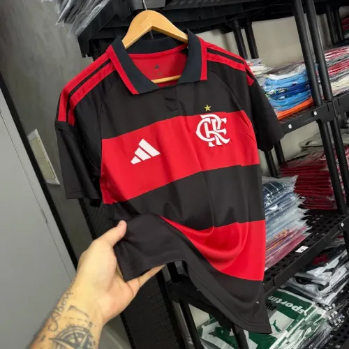 Camisa do Flamengo 2026/27 vermelha e preta