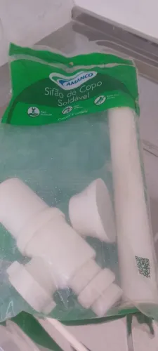 Sifão pra pia de cozinha ou banheiro NOVO