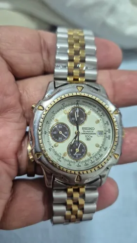 Relógio SEIKO CRONÓGRAFO  Y182-6A05   -   ESTADO DE NOVO